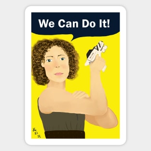 River Song can do it! Sticker